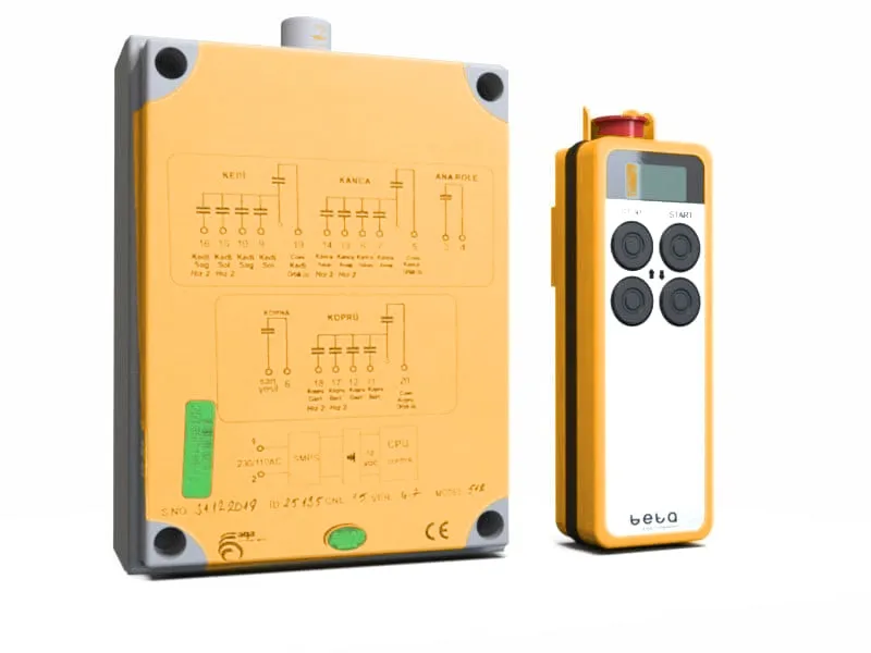 2 movement crane remote control
